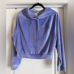 Victoria's Secret Periwinkle Velvety Lounge Hoodie